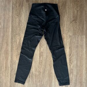 Women’s lululemon size 4 Black glitter Leggings